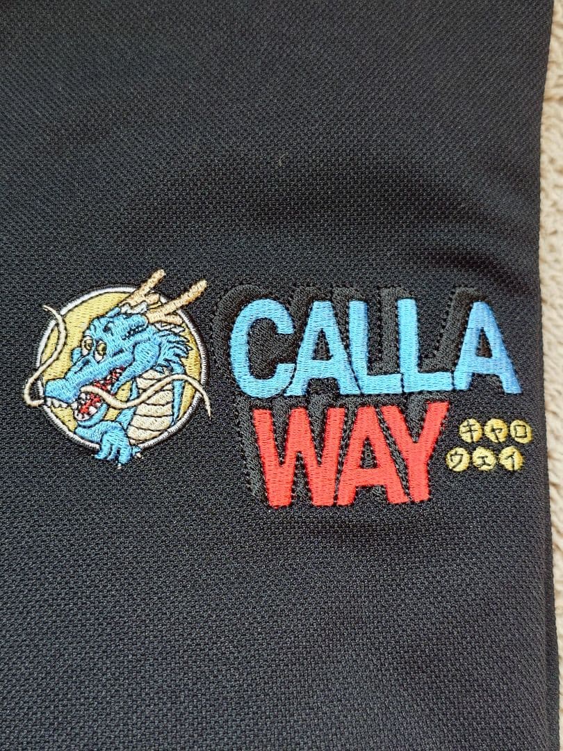 【完売品】ドラゴンボール×キャロウェイ ポロシャツ/Lサイズ/ブラック