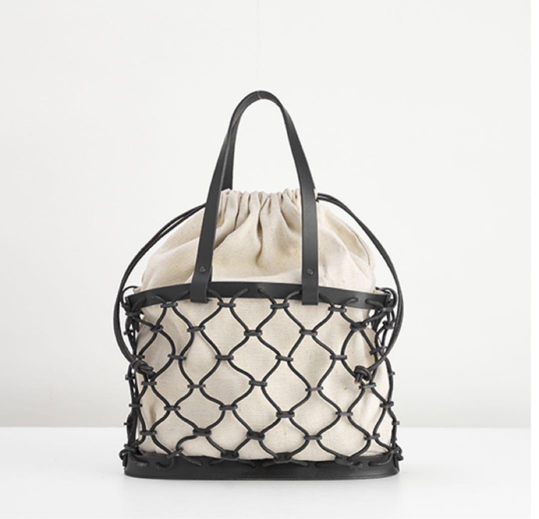 kago tote （内袋グレージュ付）