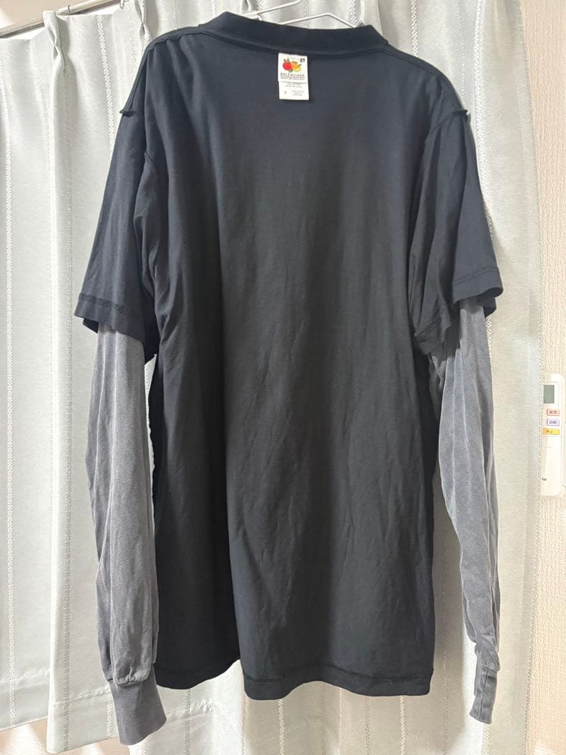 BALENCIAGA ブラック ロングTシャツ⭐︎美品