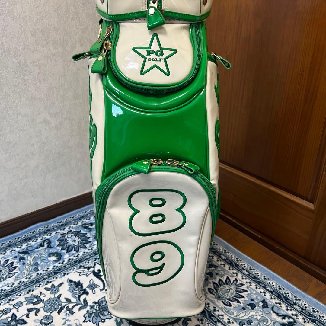 PEARLY GATES パーリーゲイツ エナメル キャディバッグ ゴルフバッグ