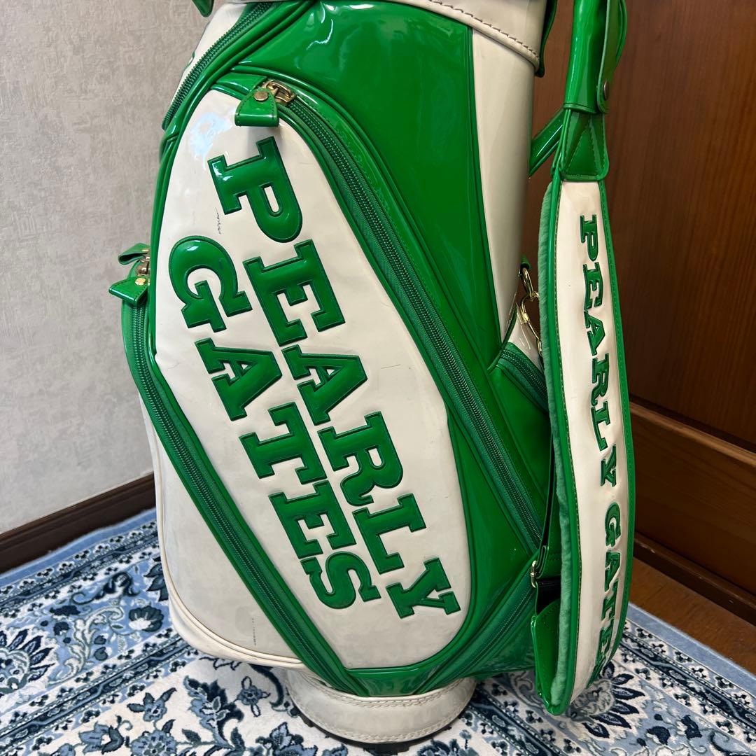 PEARLY GATES パーリーゲイツ エナメル キャディバッグ ゴルフバッグ