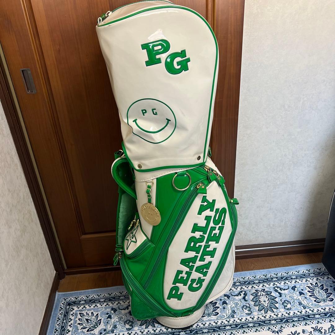 PEARLY GATES パーリーゲイツ エナメル キャディバッグ ゴルフバッグ