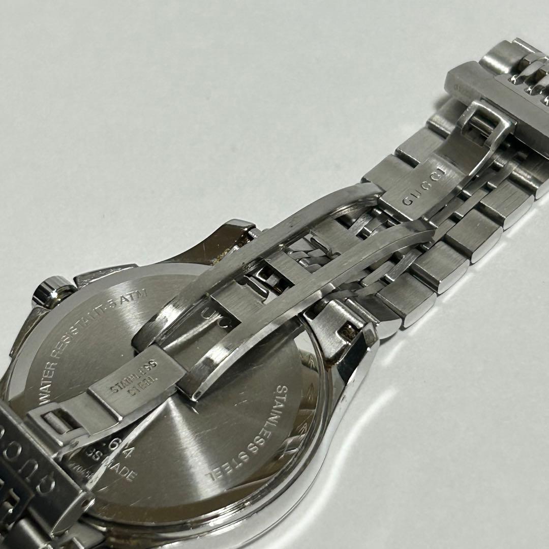 グッチ GUCCI タイムレス 126.4 ラウンド クォーツ 両開きバックル