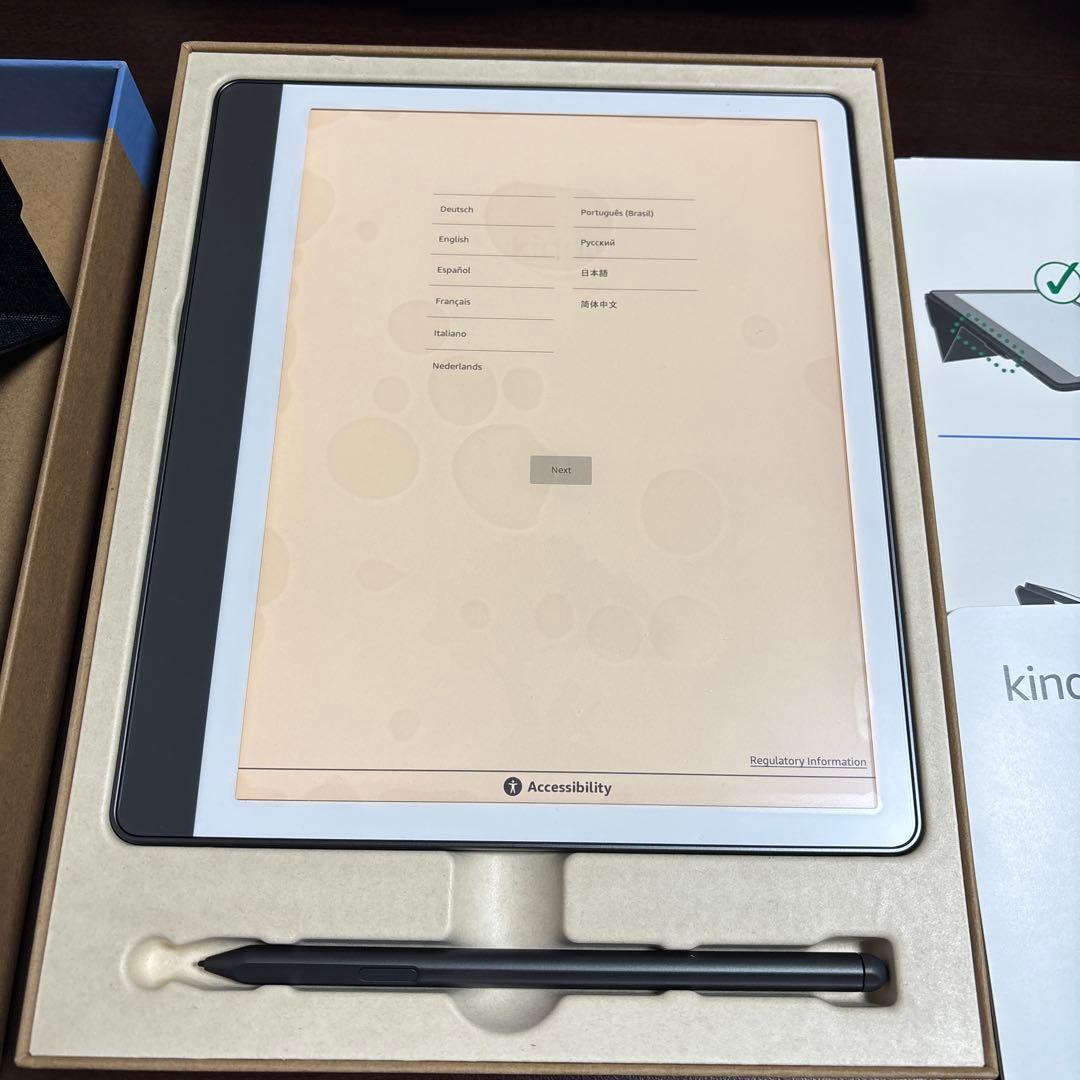 で*け様 Kindle Scribe 2024【純正ケース・ペン付】 16GB