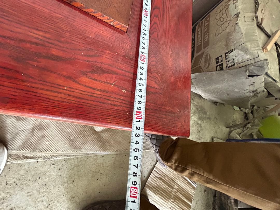 けやき　天然木　囲炉裏座卓