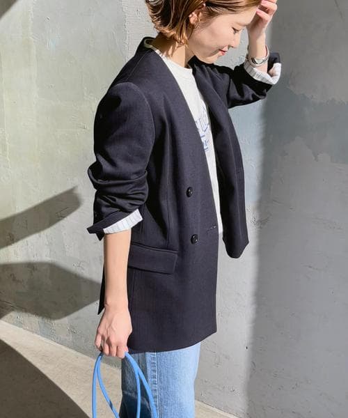 良品 Spick & Span オックスVカラージャケット