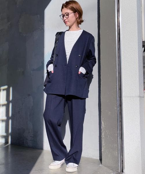 良品 Spick & Span オックスVカラージャケット