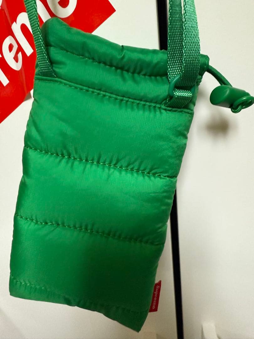 バッグ Supreme Puffer Neck Pouch \"Green\"