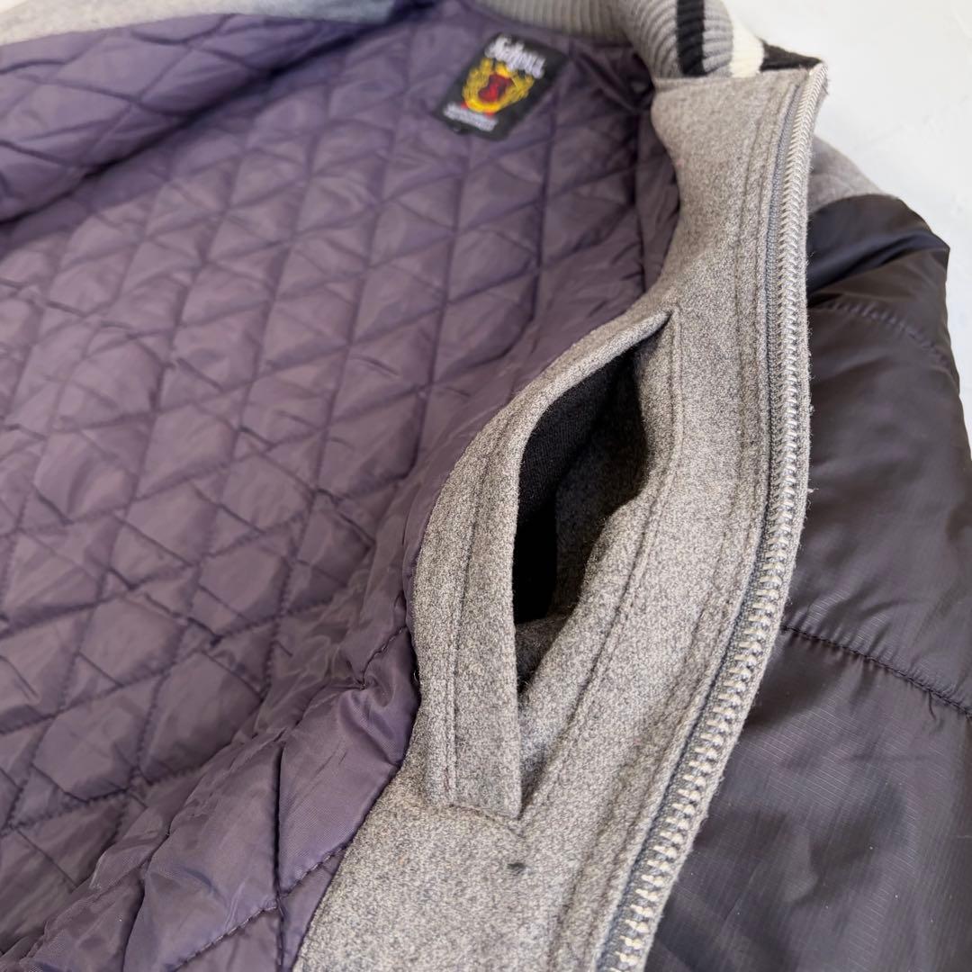 【schott】Wool nylon stadium jacket