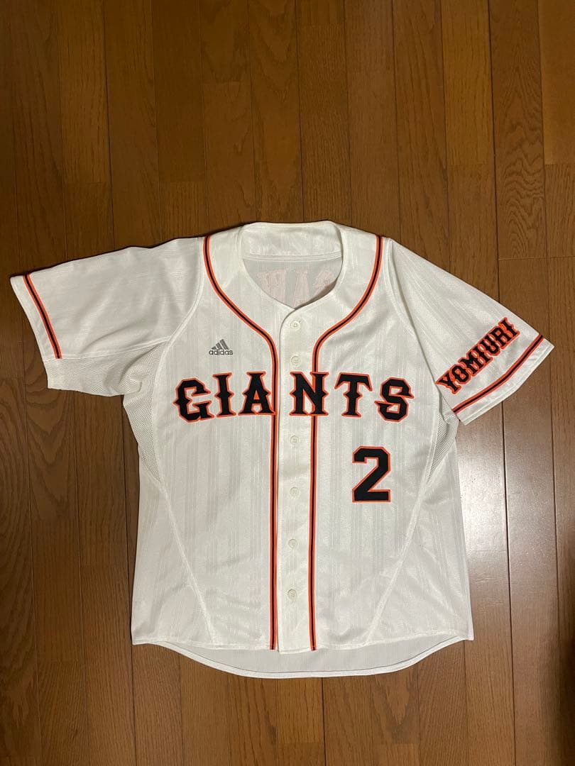 adidas 読売ジャイアンツ 小笠原道大 #2 プロコレ ユニフォーム L