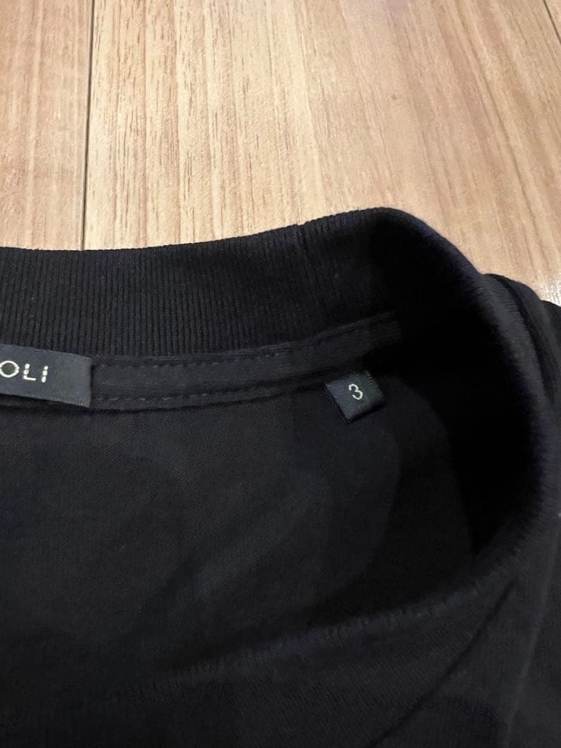 極美品 COMOLI コットンジャージ 長袖Tシャツ 3 カットソー