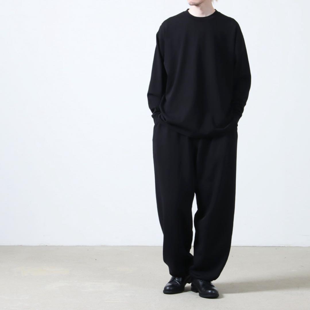 極美品 COMOLI コットンジャージ 長袖Tシャツ 3 カットソー