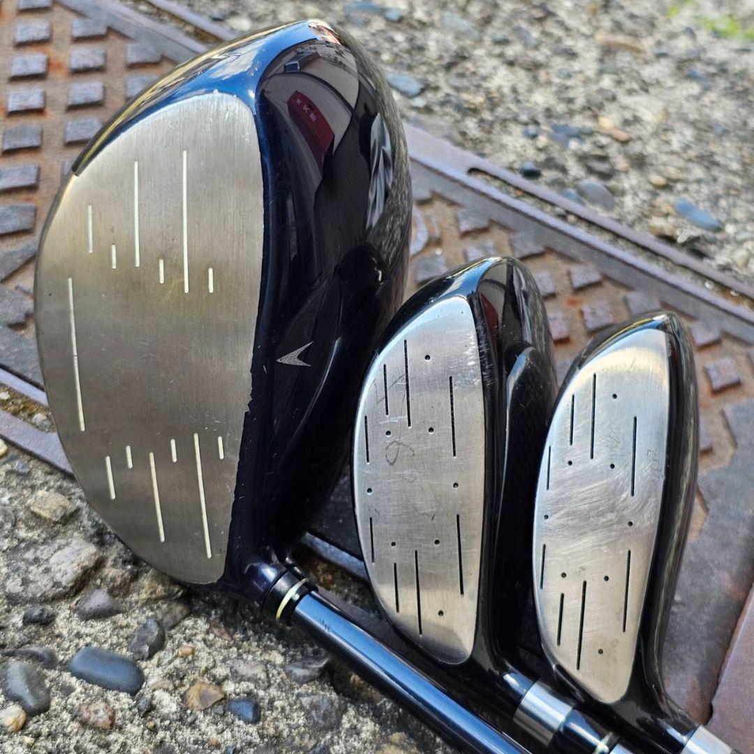 メンズ　右利き　ゴルフクラブセット　amc他　14本+キャディバッグ