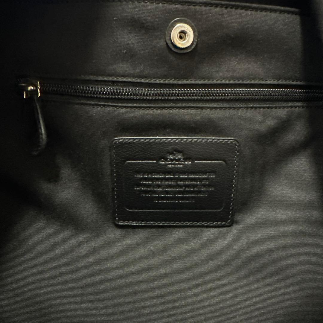 COACH レザー バックパック ブラック