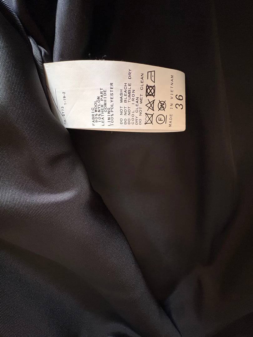 Framework メルトンダッフルポンチョコート36