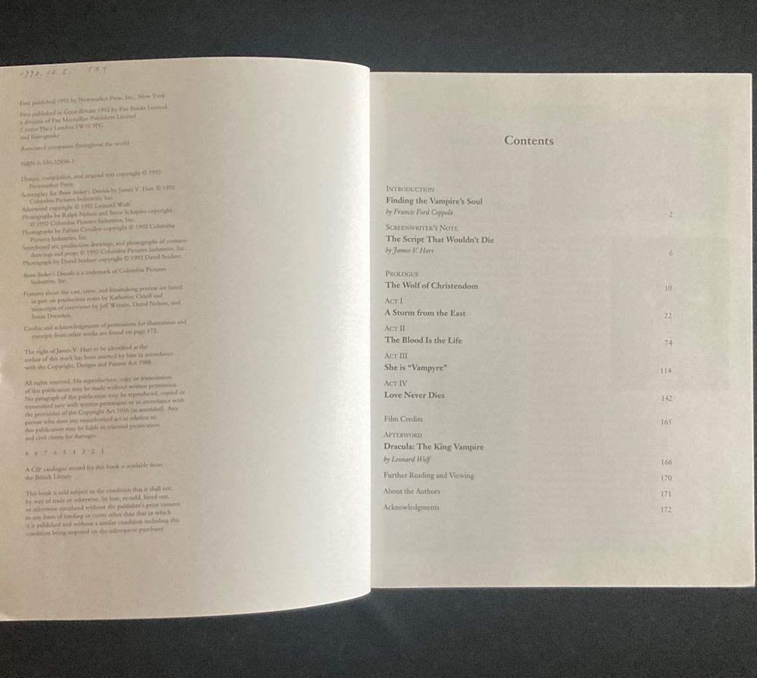 No.456『フランシス・フォード・コッポラ監督「ドラキュラ」関連4点セット』