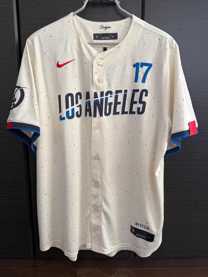 大谷翔平　ドジャース公式ユニフォーム　NIKEシティコネクト　メンズXL