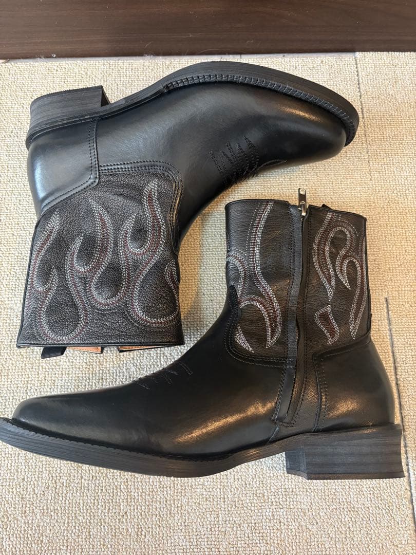 オーダーページ　Flame Zip-up Heel Boot clinch