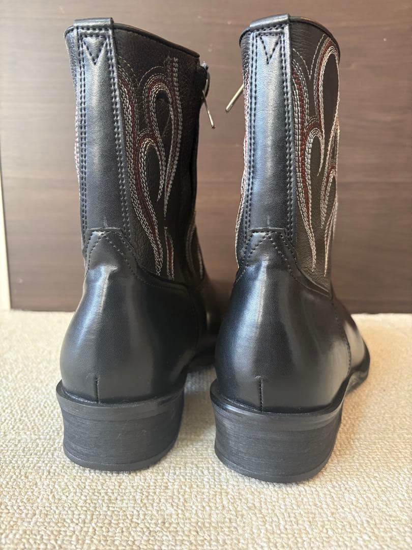 オーダーページ　Flame Zip-up Heel Boot clinch