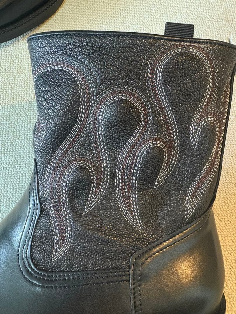 オーダーページ　Flame Zip-up Heel Boot clinch