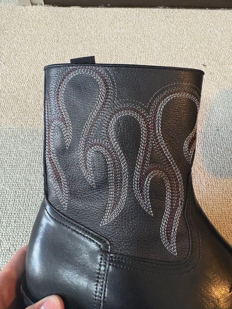 オーダーページ　Flame Zip-up Heel Boot clinch