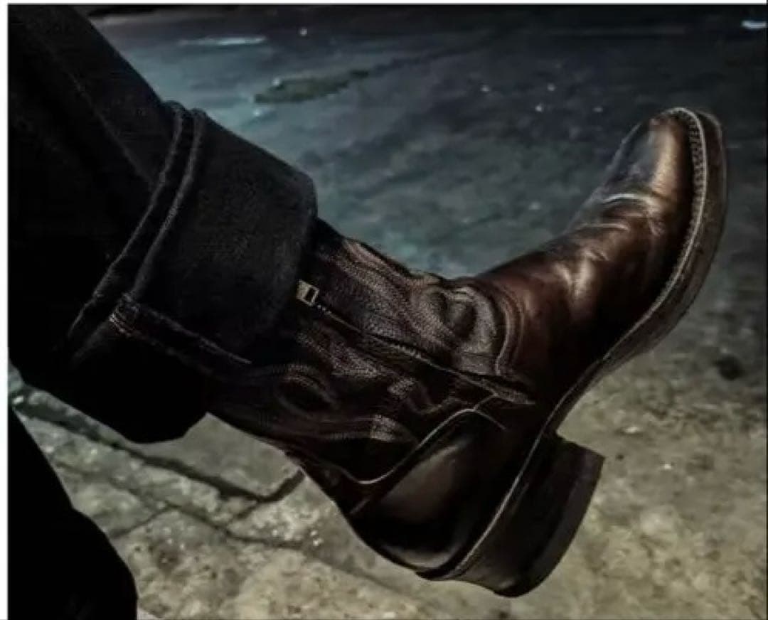 オーダーページ　Flame Zip-up Heel Boot clinch