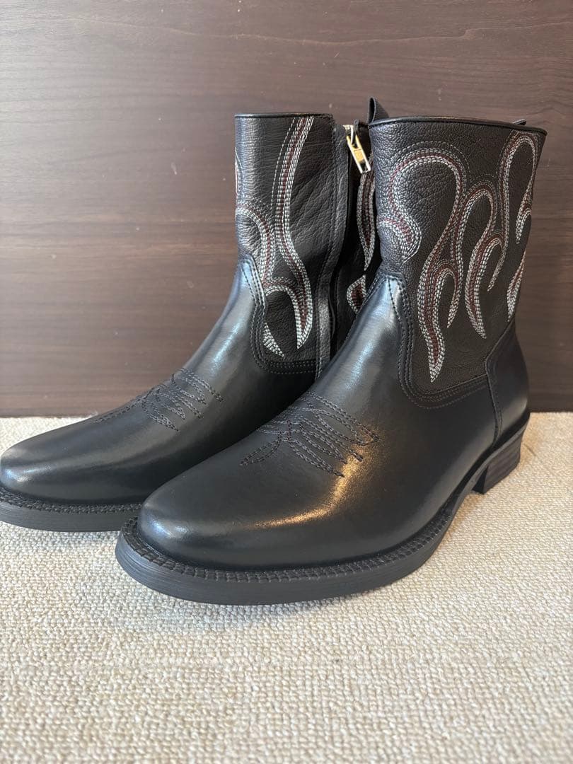 オーダーページ　Flame Zip-up Heel Boot clinch