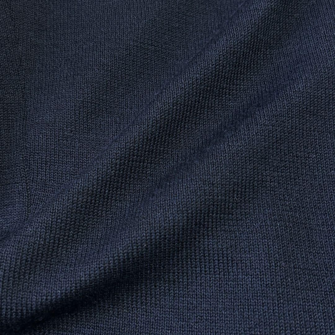 美品マージャーズ ミラノリブニット ウール ジャージーダブルチェスターコート48