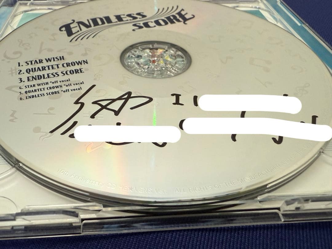 うたプリ 10th 天草シオン直筆サインCD