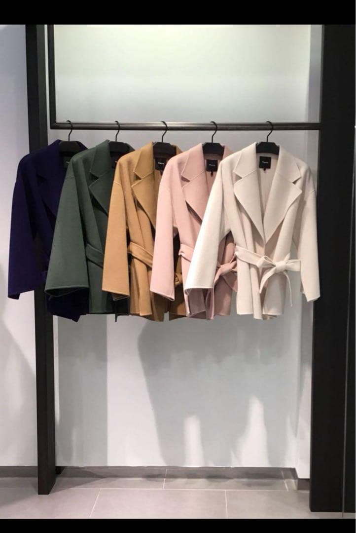 Theory カシミヤコート ピンク