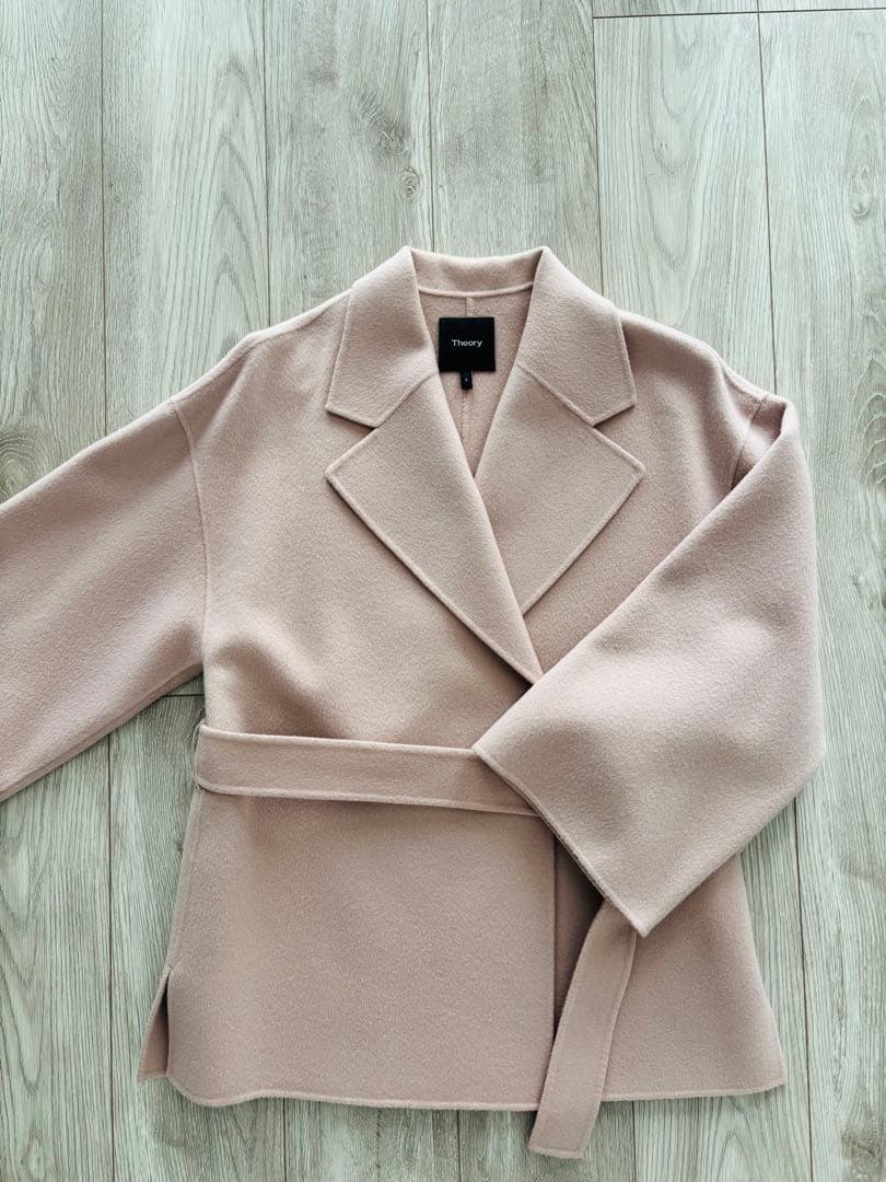 Theory カシミヤコート ピンク