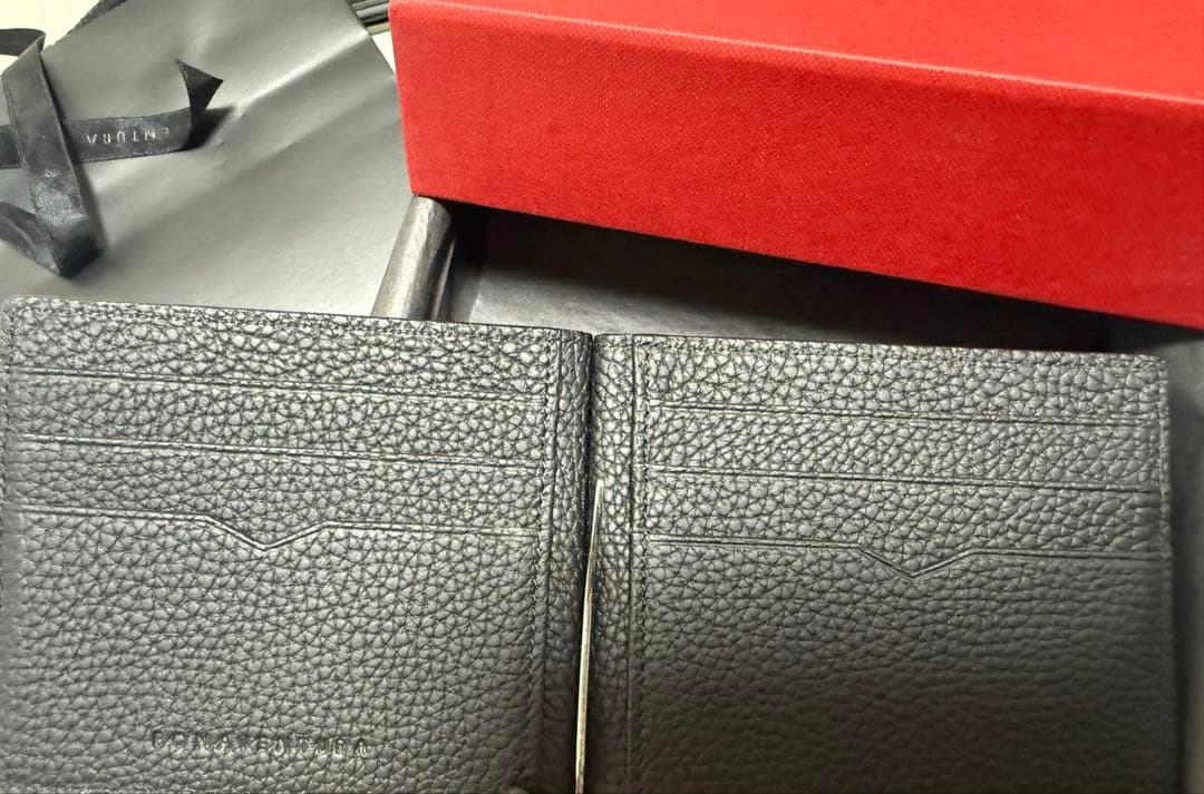 専用　正規品　ボナベンチュラ　マネークリップ　美品　ブラック