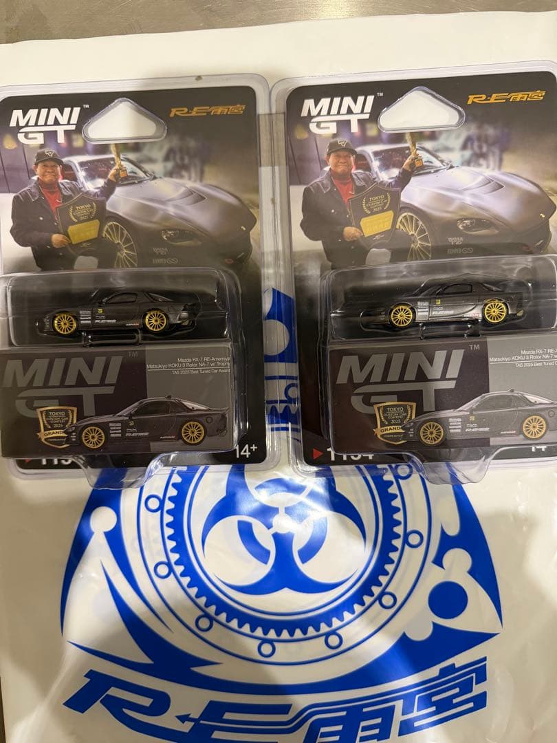 2026東京オートサロン RE雨宮 mini gt rx7 2台新品未開封　匿名