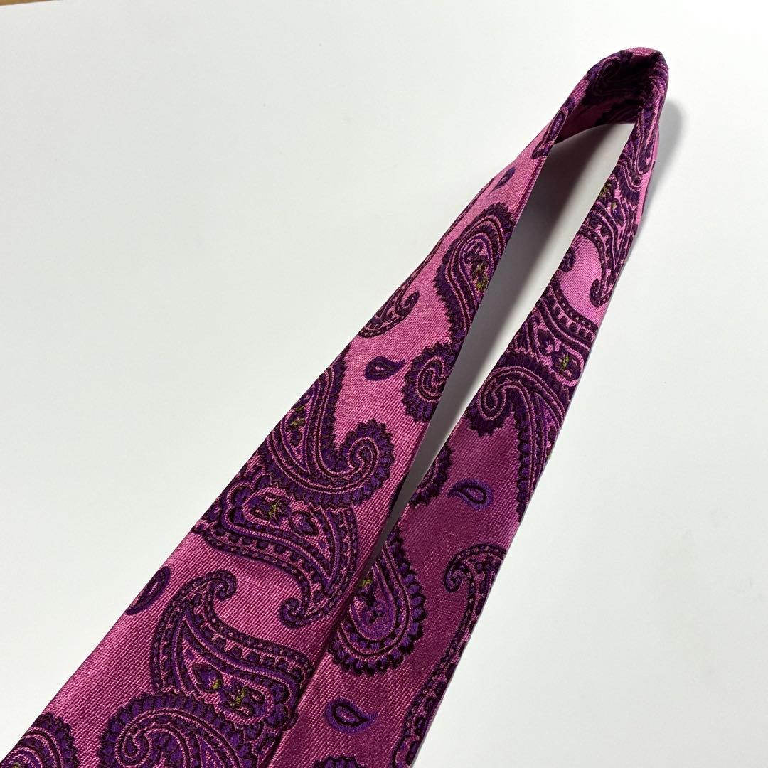 3694⭐️美品⭐️エトロ ネクタイ ペイズリー