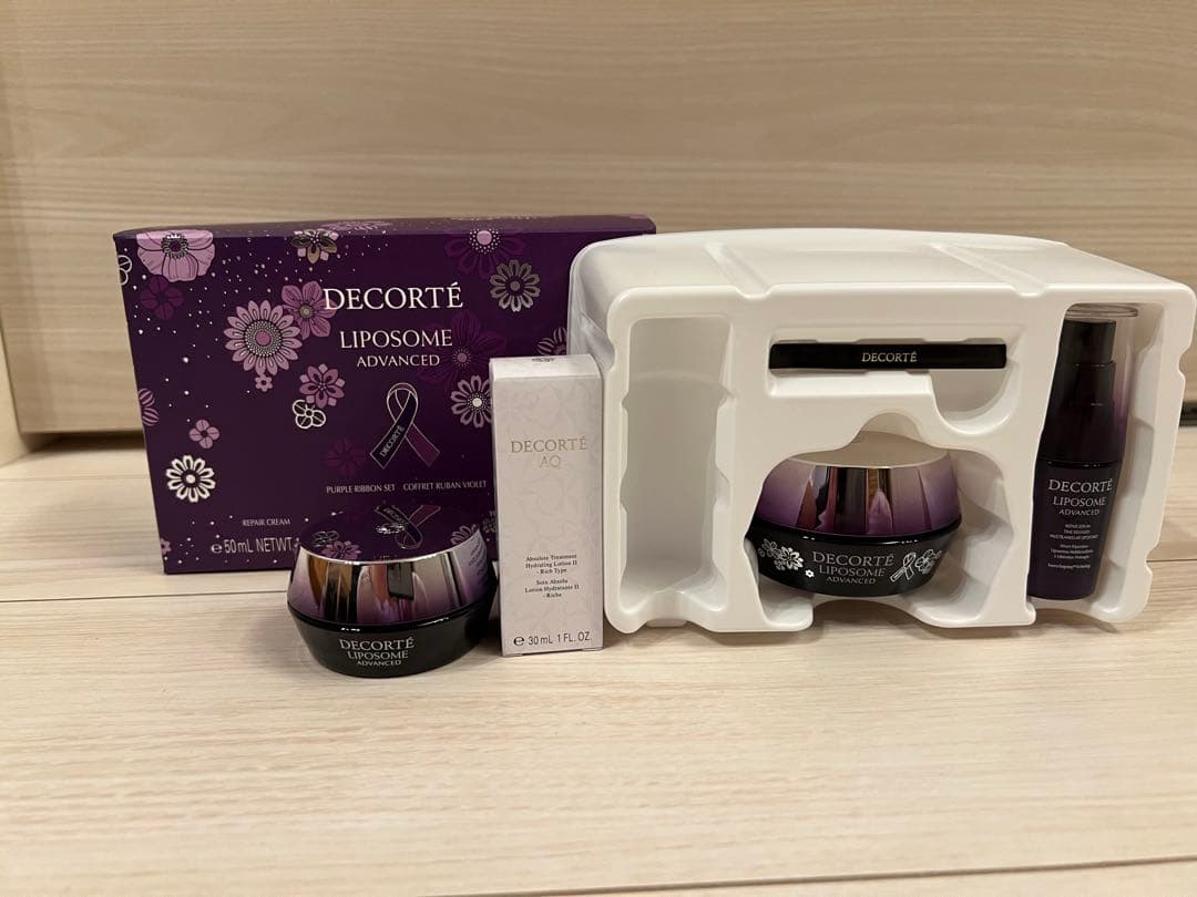 リポソーム アドバンスト　リペアクリーム　パープルリボン セット ２０２５