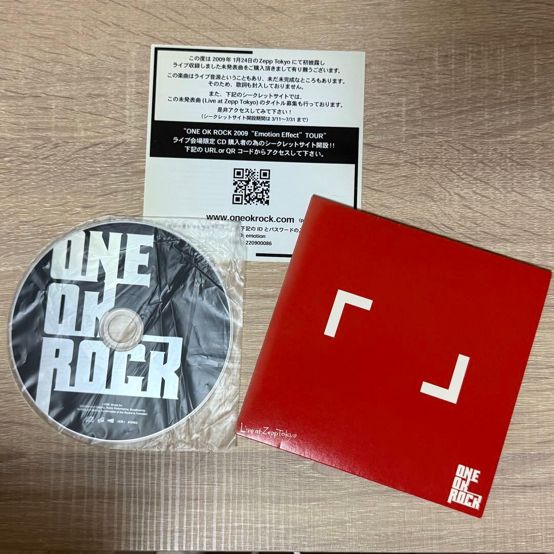 本物　ワンオク　会場限定CD