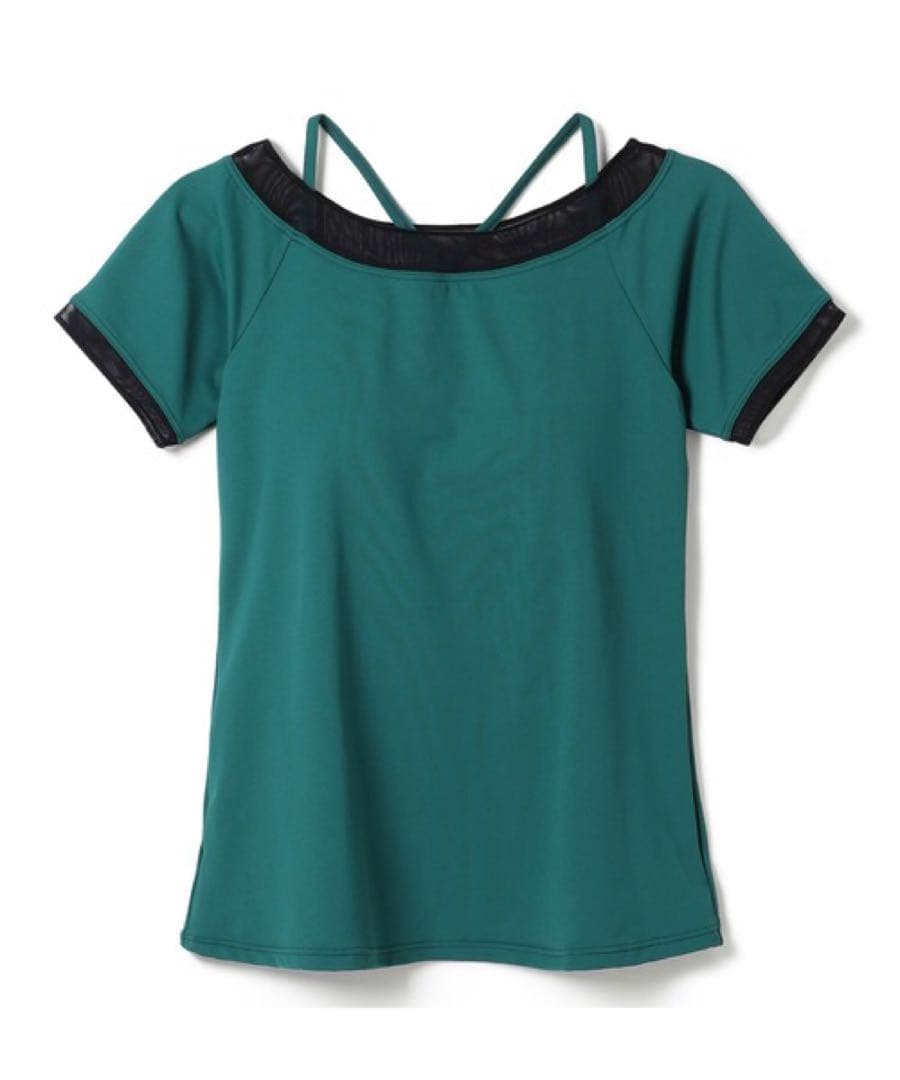 チャコット ホットヨガメッシュコンビトップ