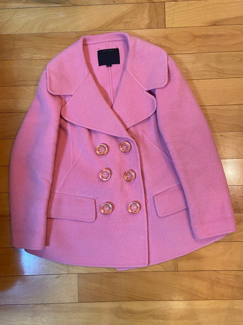 MARC JACOBS マークジェイコブス ピンク ピーコート サイズ0