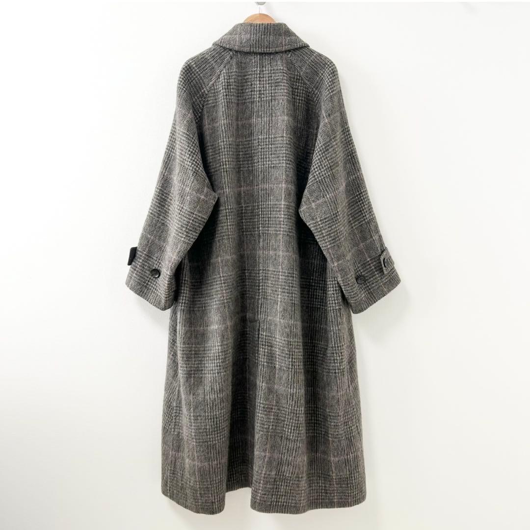 北欧、暮らしの道具店　かろやかに揺れるウールロングコート　Mサイズ