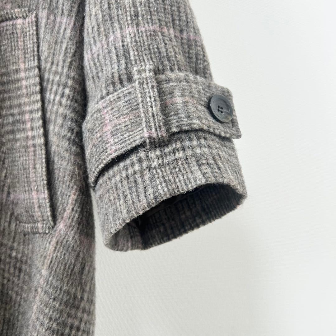 北欧、暮らしの道具店　かろやかに揺れるウールロングコート　Mサイズ