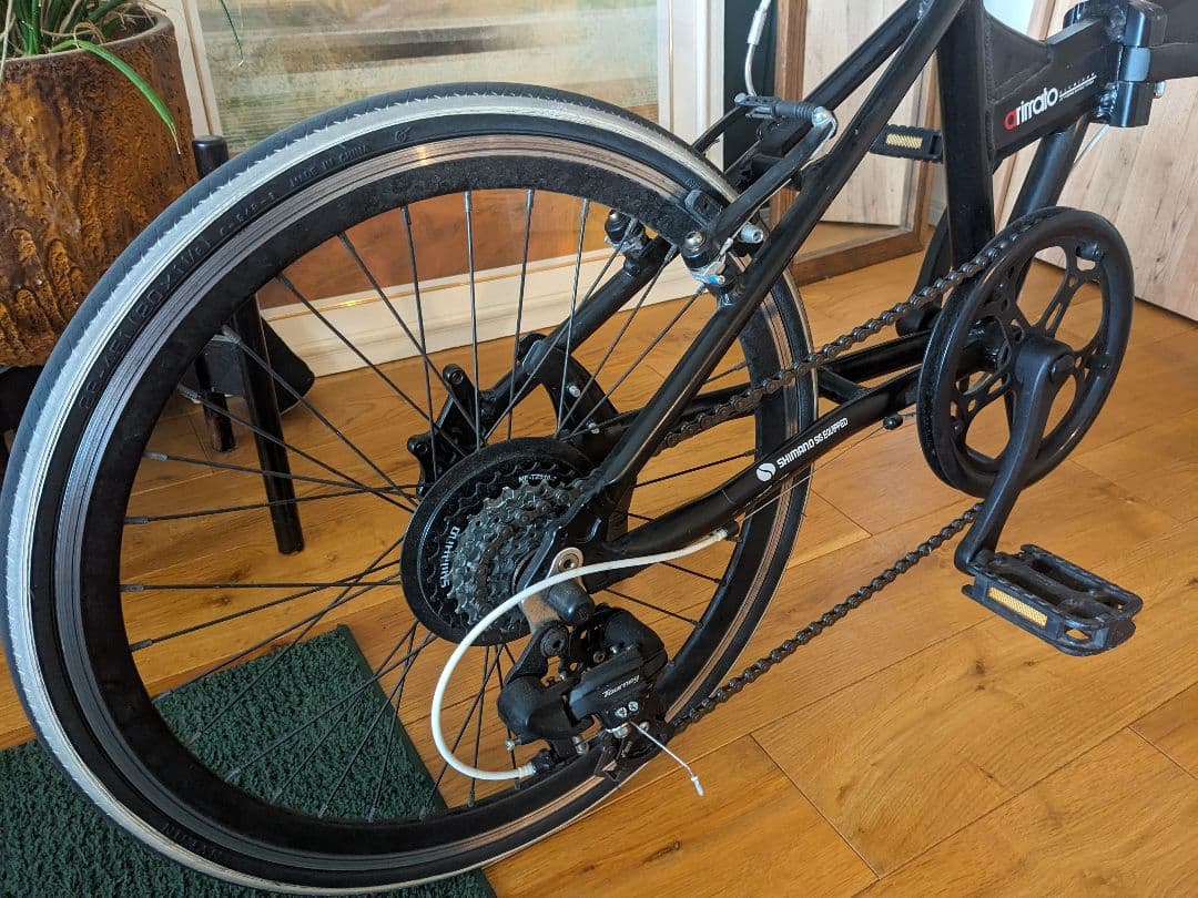 【室内保管】ANIMATO 20インチ 折りたたみ自転車 AL20ミニベロ中古