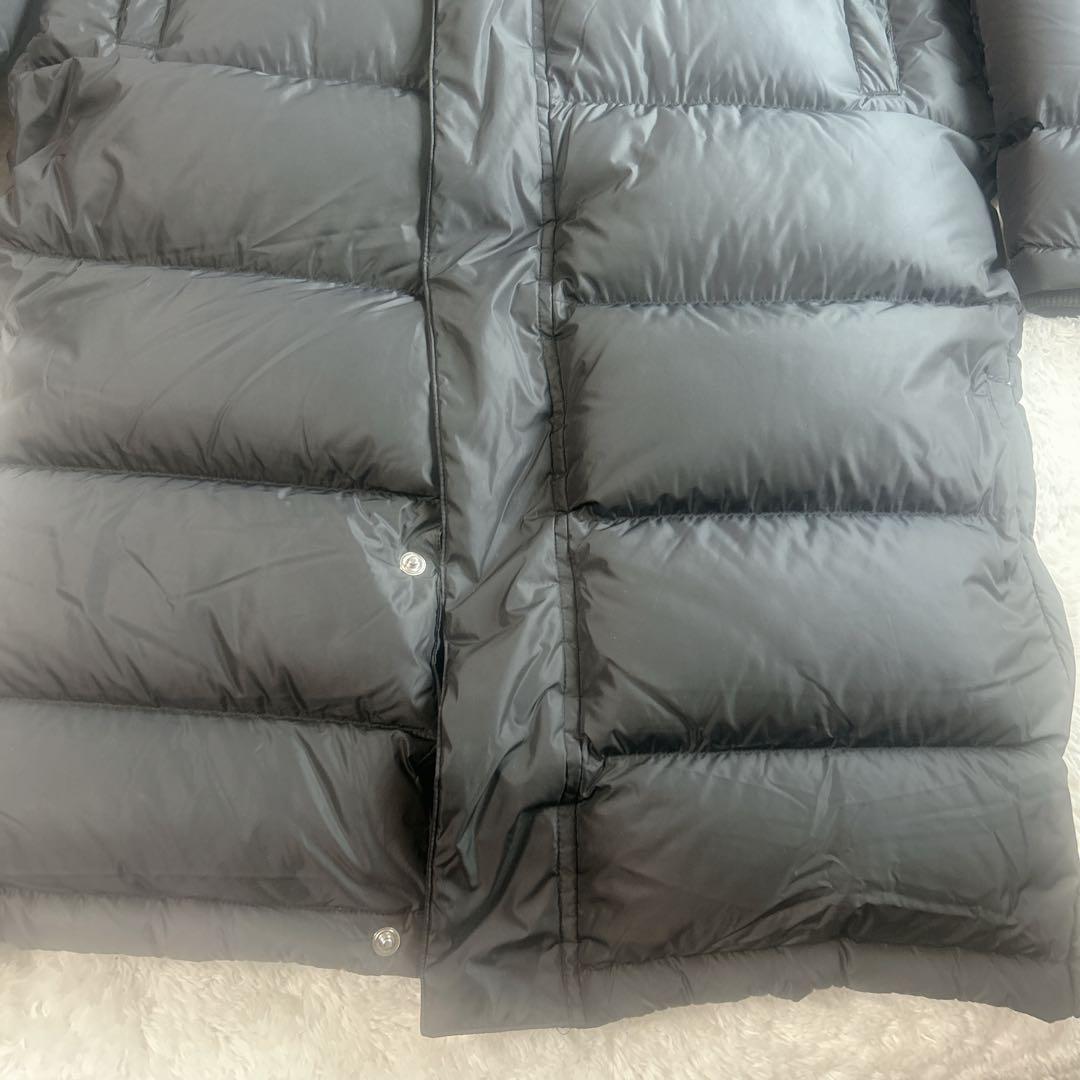 アディダスadidasトレフォイルロゴ ダウン ベンチコート 肉厚 ブラック M