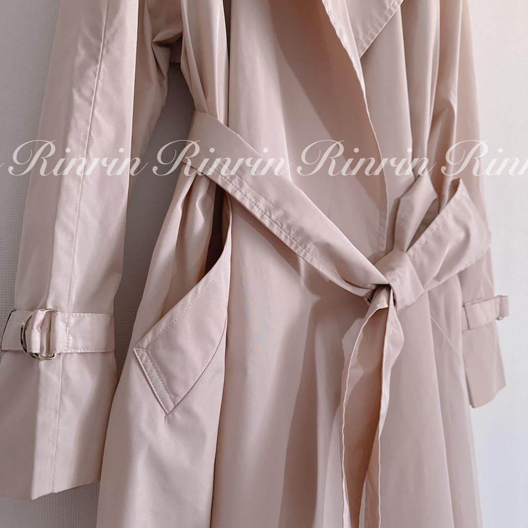 【美品】ANAYI タフタハッスイカコウトレンチコート 36