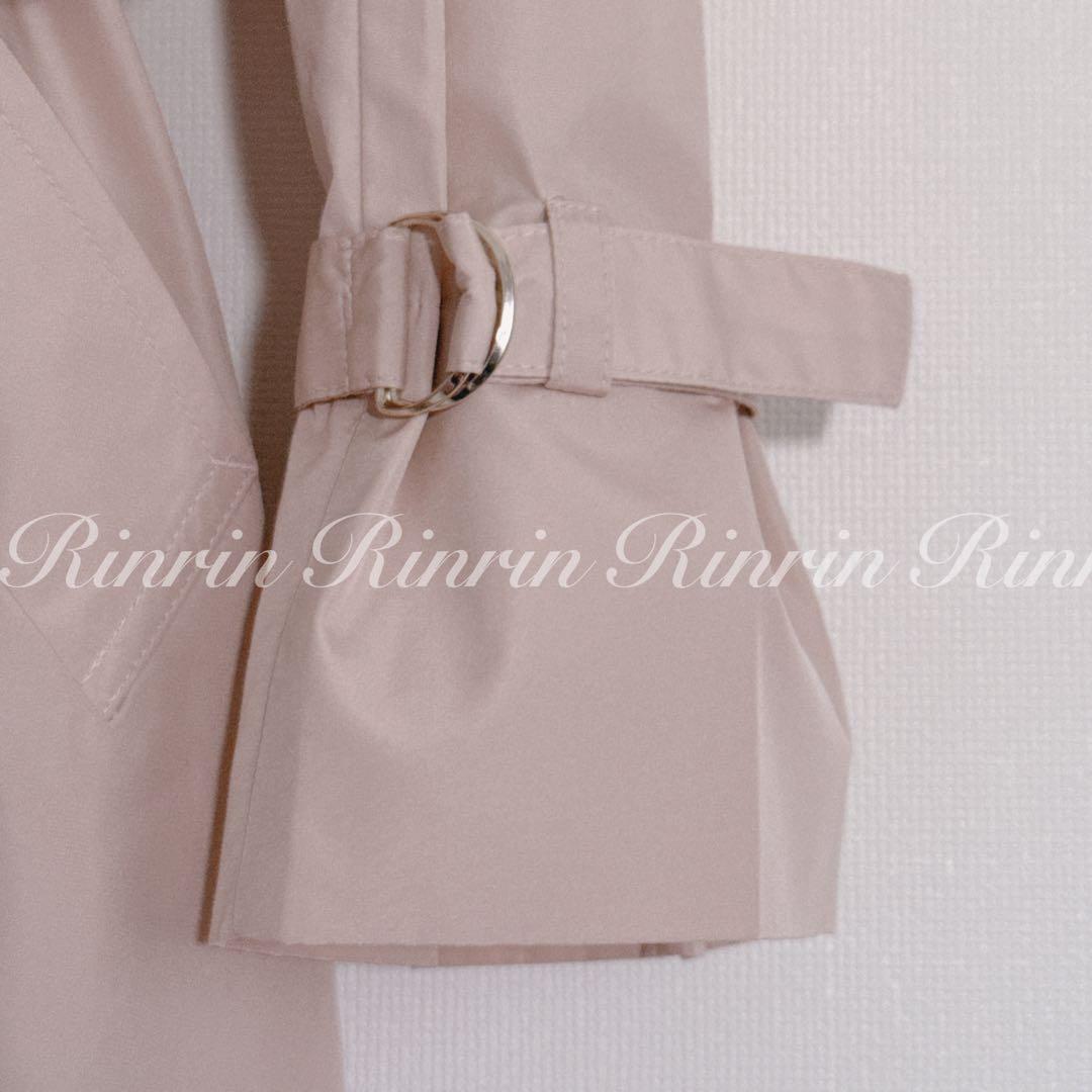 【美品】ANAYI タフタハッスイカコウトレンチコート 36