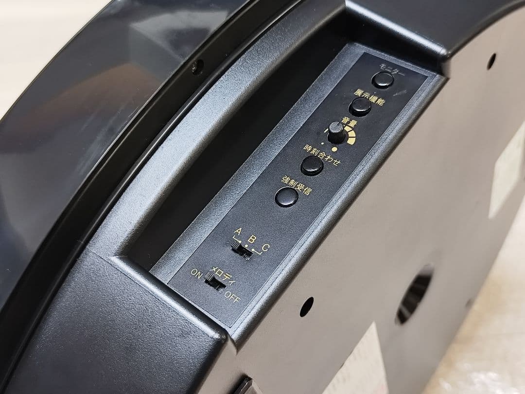 スモールワールドM498 からくり時計 メロディ 電波 レア 動作確認済み 木目