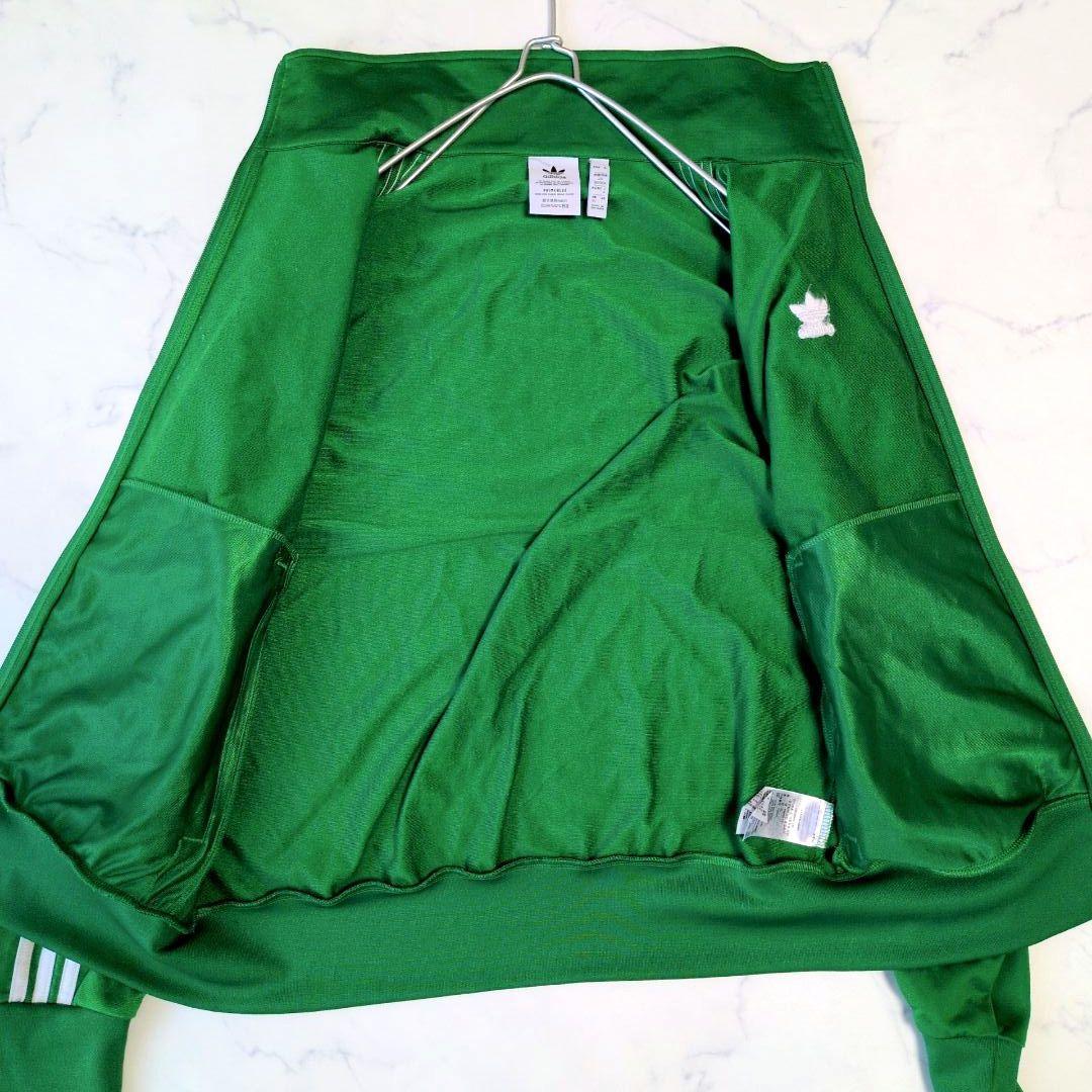 【希少】アディダス トラックジャケット セットアップ ファイヤーバード XL 緑