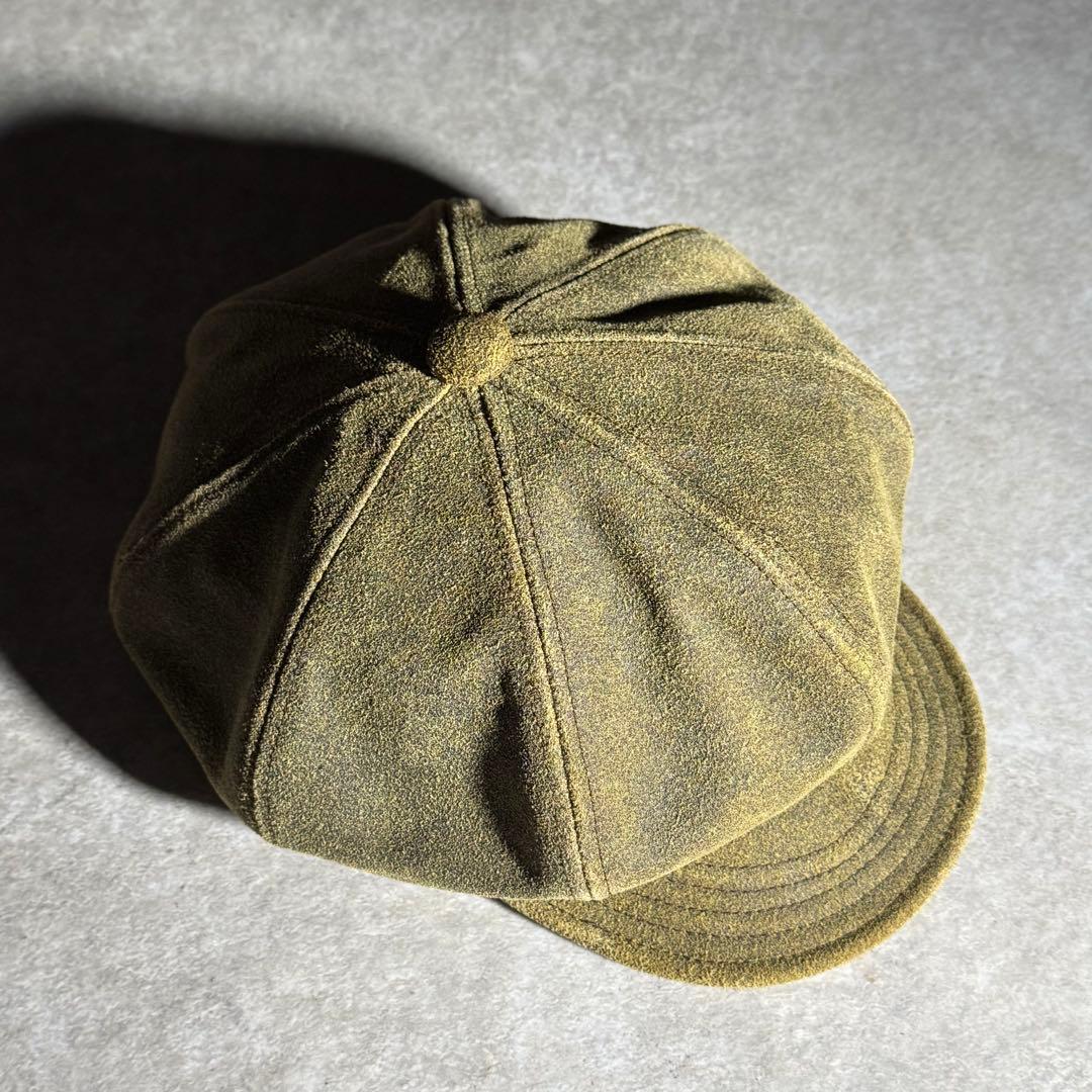 USA newyork hat co. suède Newsboy cap