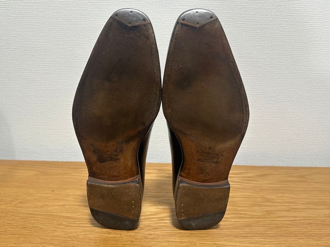 UK9.5 カルミナ　ホールカット ブラック