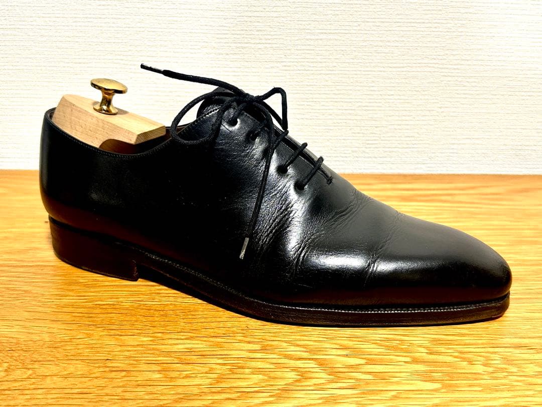 UK9.5 カルミナ　ホールカット ブラック