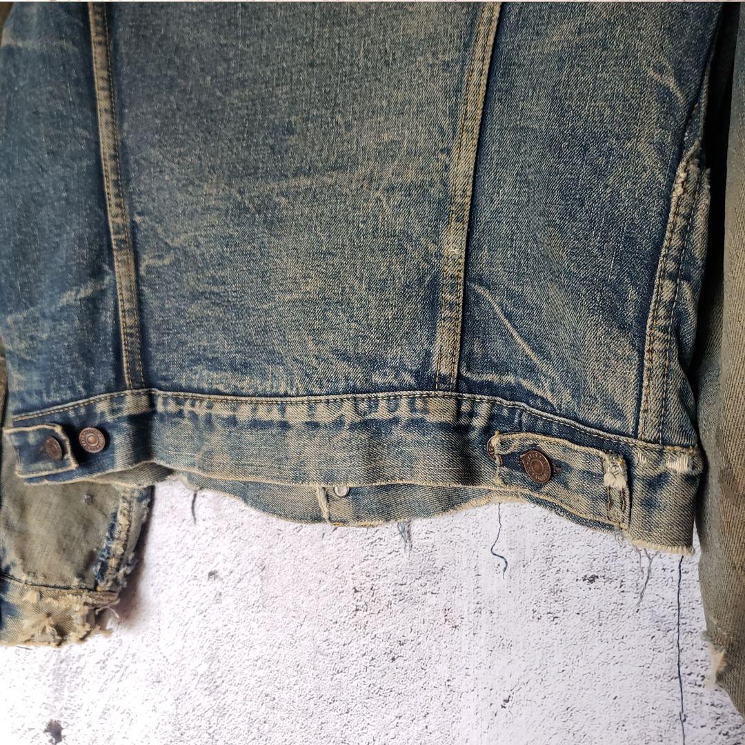 60's Levi's 557xx 3rd デニムジャケット ビッグE 襤褸